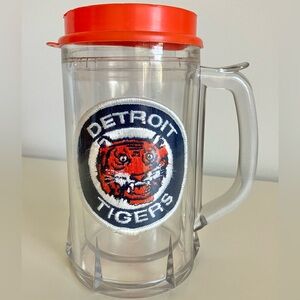 Vintage Detroit Tigers 1970s Retro Logo Patch Drink Cup W Lid Signature Series